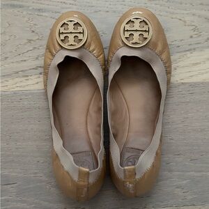 Tory Burch Tan Ballet Flats